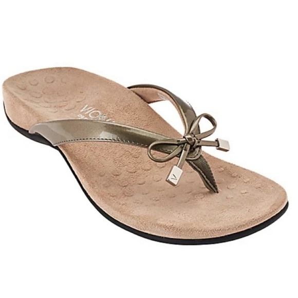vionic bella bow flip flop